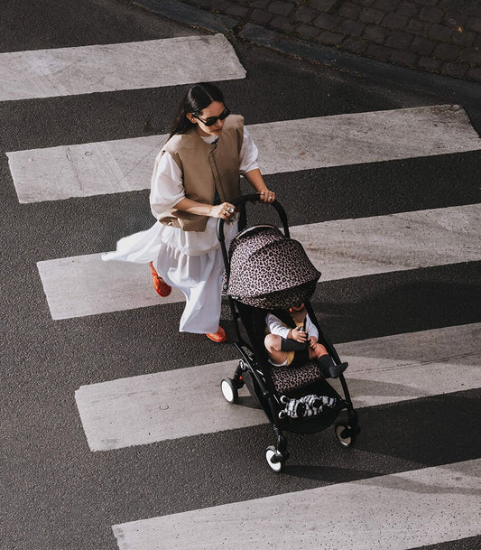 Stokke YOYO Stroller- Leopard on Black