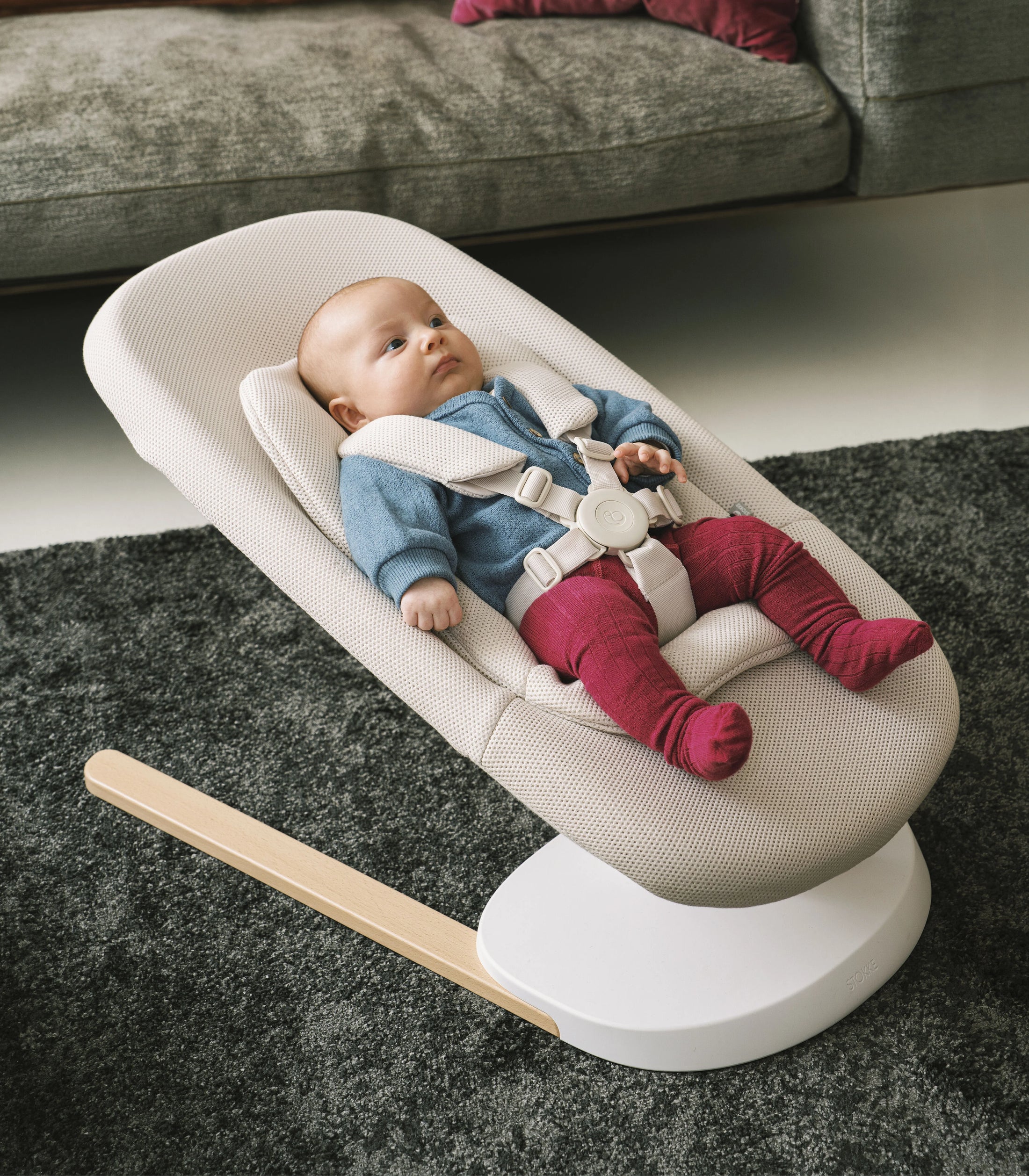 Stokke Yoga Baby Bouncer & Swing Light Sand