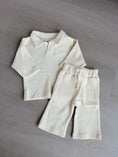 Load image into Gallery viewer, Emerson Top & Pant Knit Set Vanilla
