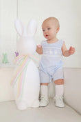 Load image into Gallery viewer, Bunny Seersucker Shortall
