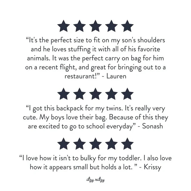 Check Yes Itzy Bitzy Toddler Backpack