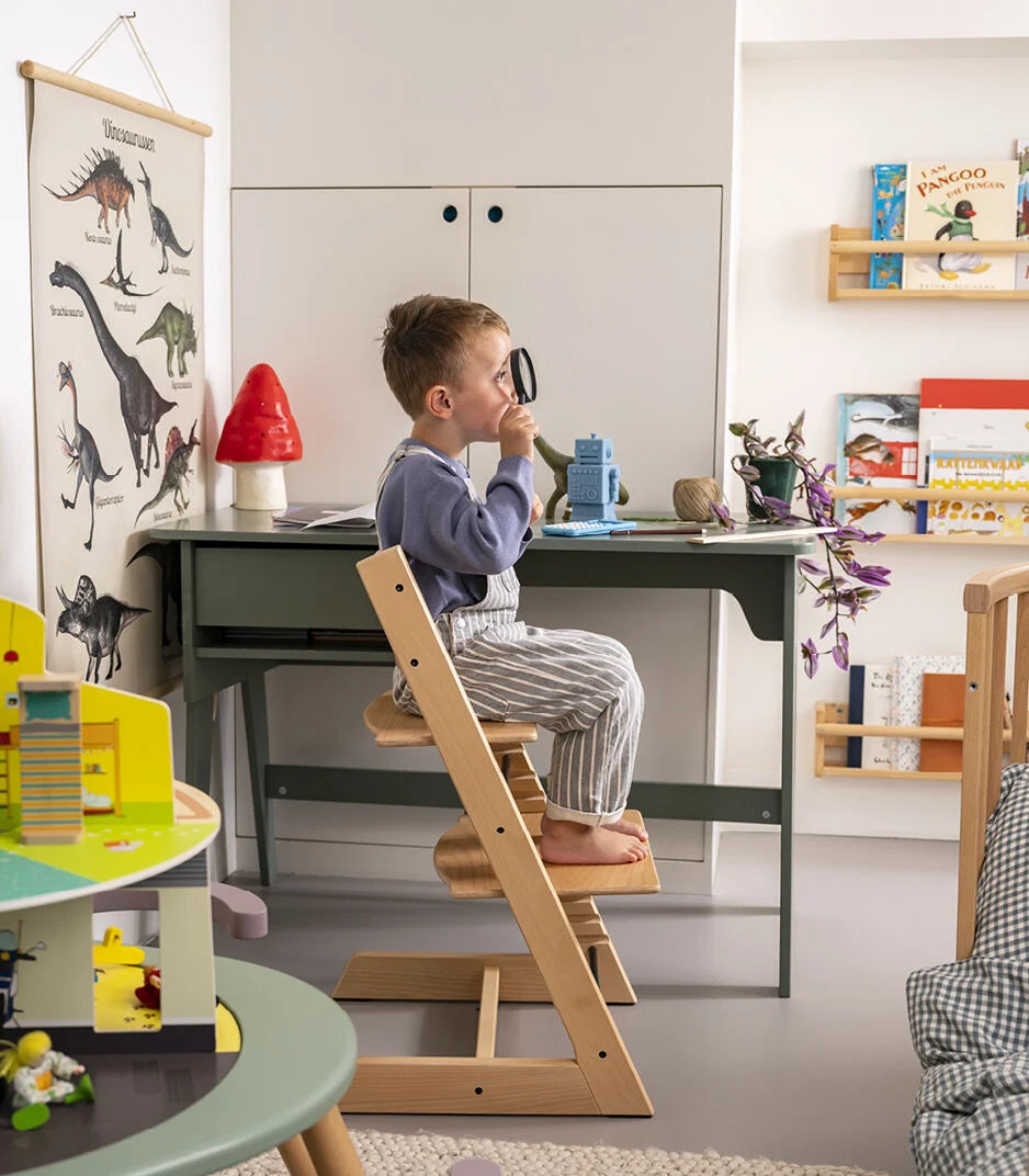 Stokke Tripp Trapp High Chair Natural with Cushion, Tray and Newborn Set