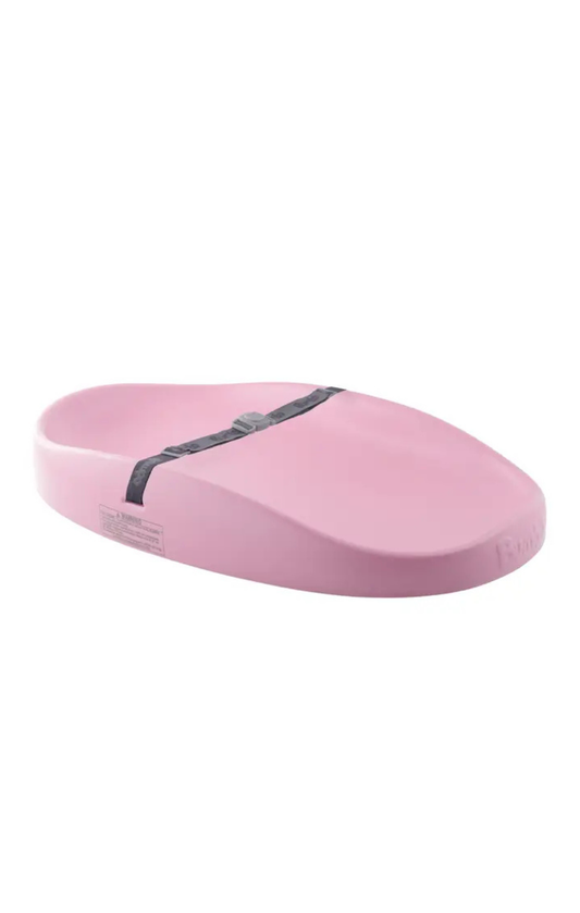 Bumbo Contoured Diaper Changing Pad, Soft Foam, Easy Clean - Cradle Pink