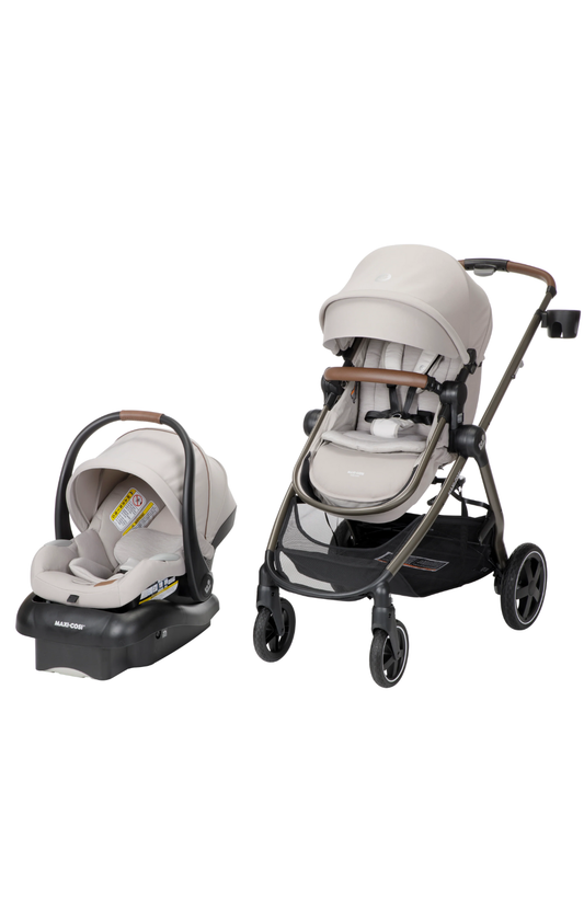 Maxi-Cosi Zelia Luxe 5-in-1 Modular Travel System -New Hope Tan is