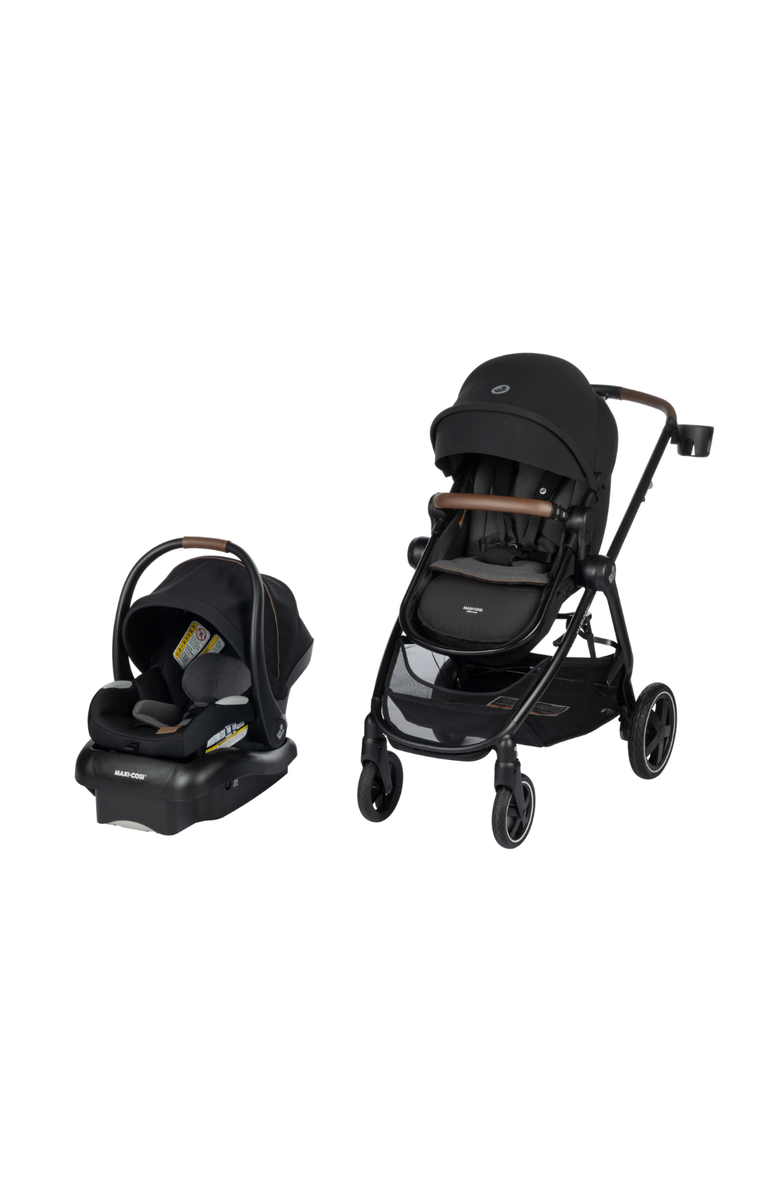 Maxi-Cosi Zelia  Luxe 5-in-1 Modular Travel System - New Hope Black