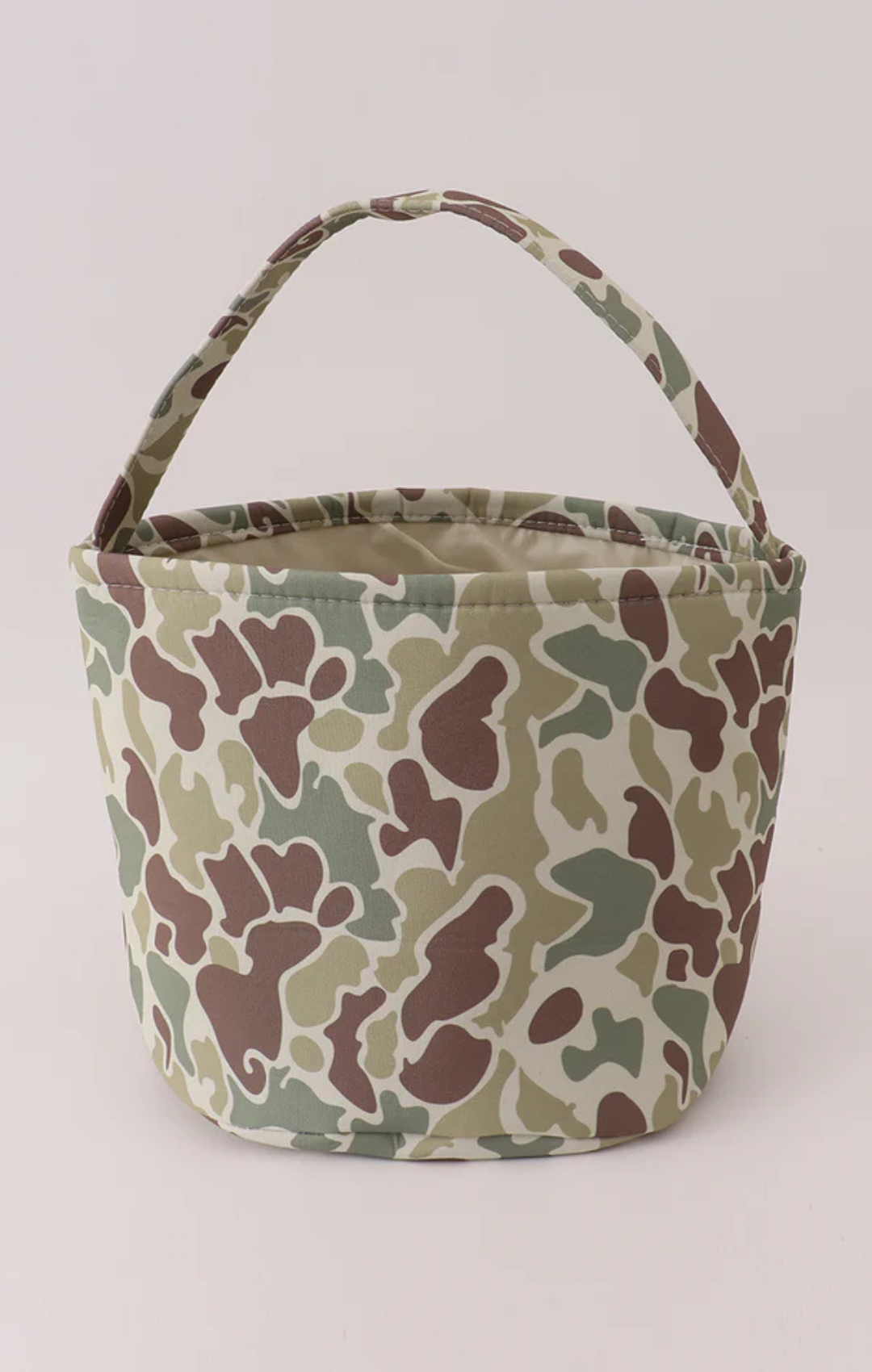 Green Camouflage Basket