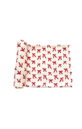Load image into Gallery viewer, Muslin Swaddle Blanket - Red Bows
