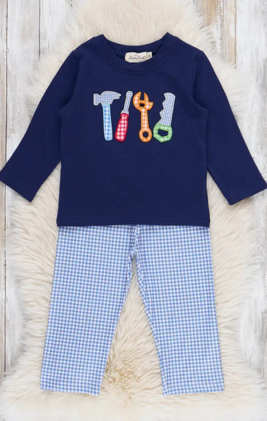 Handy Helper Embroidered Tool Outfit