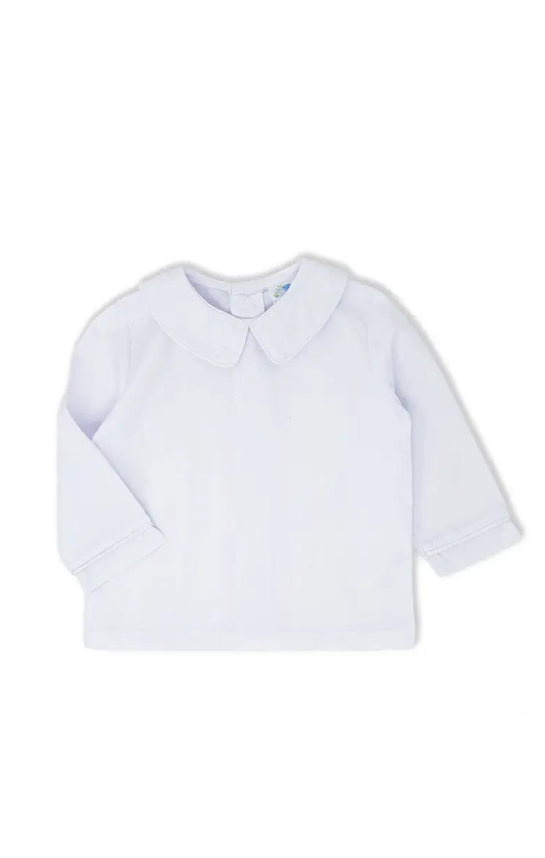 Boys Long Sleeve Peter Pan Collar Shirt