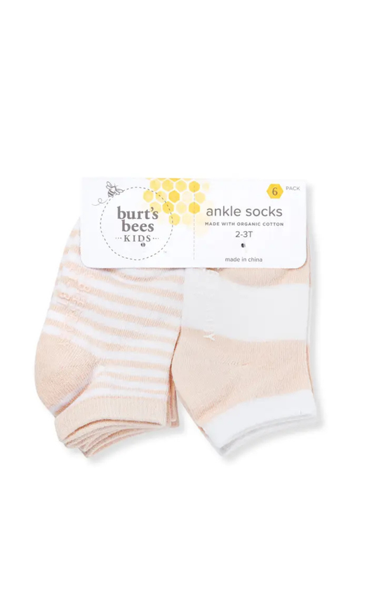 Set of 6 Multi Socks - Ranunculus