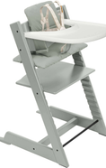 Load image into Gallery viewer, Stokke Tripp Trapp Glacier Green High Chair Glacier Green Cushion and Tray
