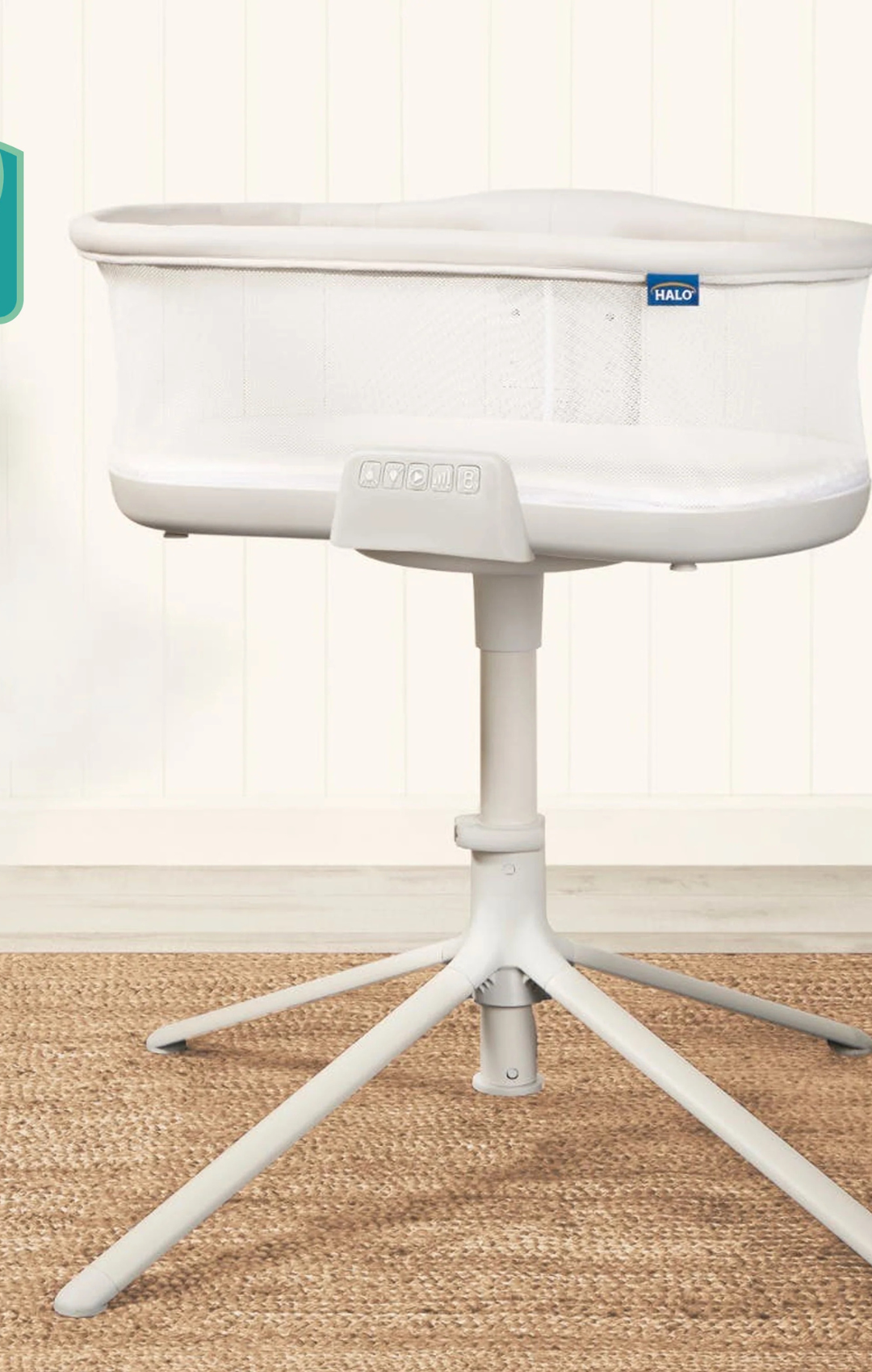 Halo Grey Bassinet Soothing Swivel Sleeper 3.0S
