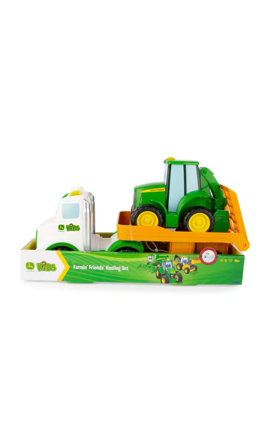 John Deere Lights & Sounds Farmin Friends Hauling Set