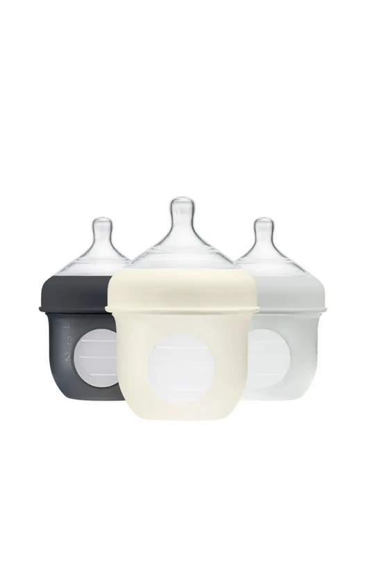 Boon Nursh Bottle - 3 Bottles - Gray Multicolor