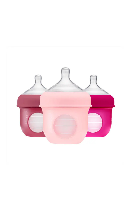 Boon Nursh Bottle - 3 Bottles - Pink Multicolor