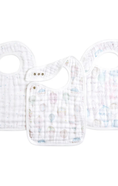 Load image into Gallery viewer, Aden+Anais Above the Clouds Organic Snap Bibs 3-Pack
