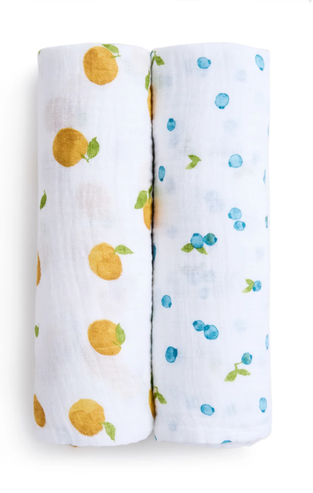 Aden+Anais Fresh Fruit Organic Swaddles 2-Pack