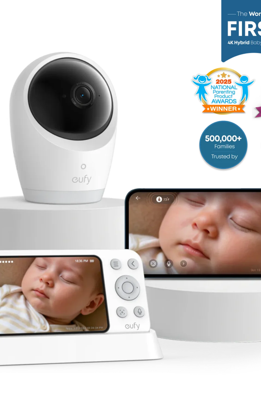 Eufy E21 Baby Monitor With 4K Camera and Charging Base