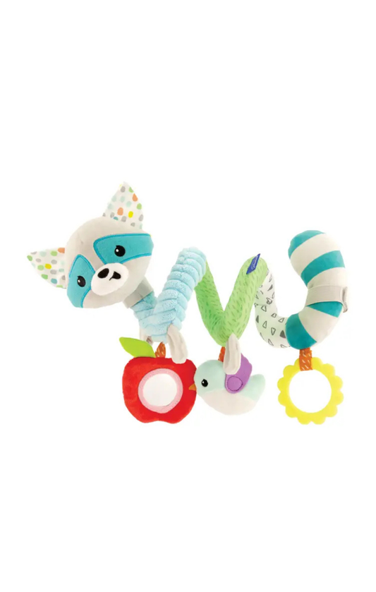 Spiral Activity Toy Raccoon