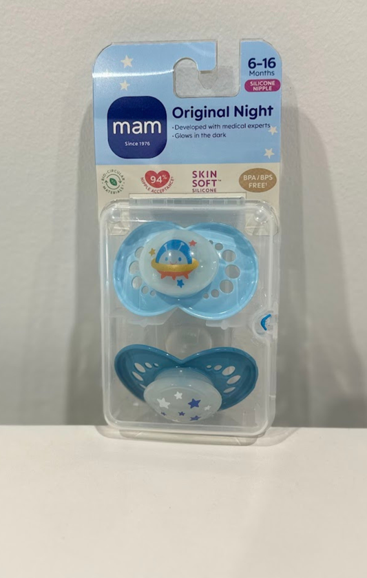 Mam Original Night 6-16 Months 2-Pack
