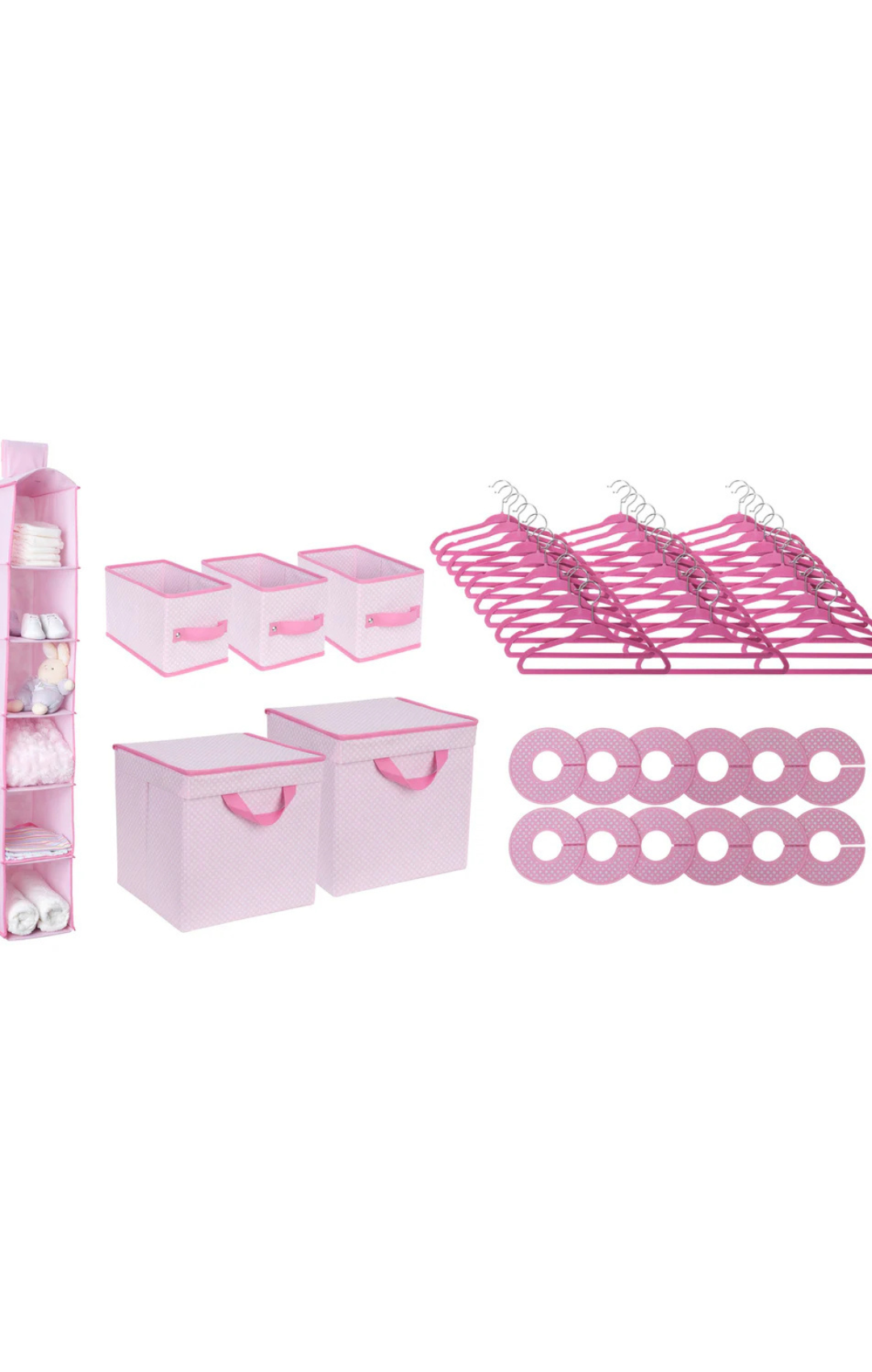 Delta Children 48 Piece Nursery Storage Set