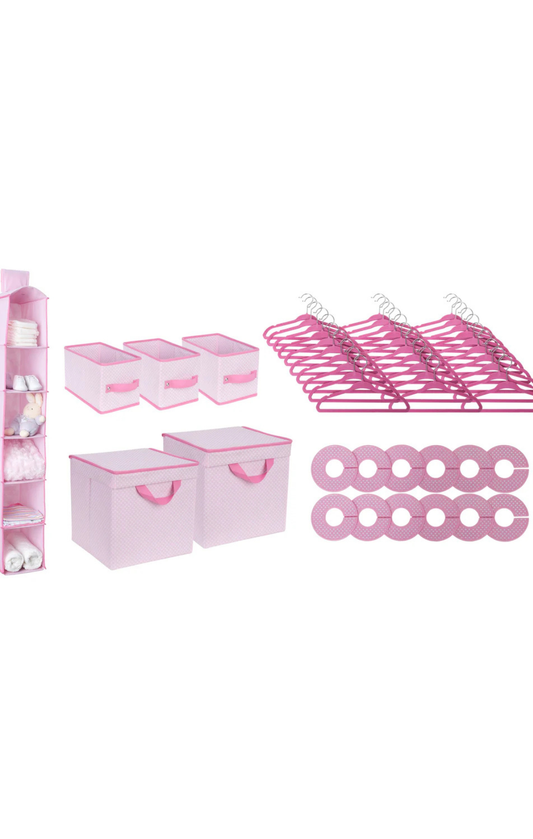 Delta Children 48 Piece Nursery Storage Set