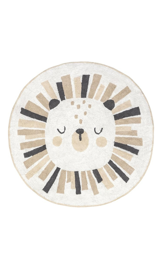 Tisha Lion Area Rug - Round 4'