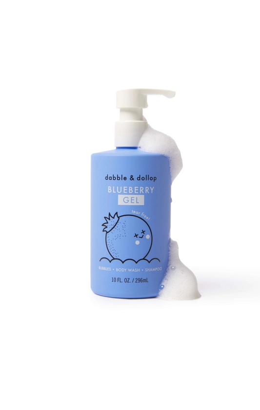 All-Natural Blueberry Shampoo, Body Wash & Bubbles