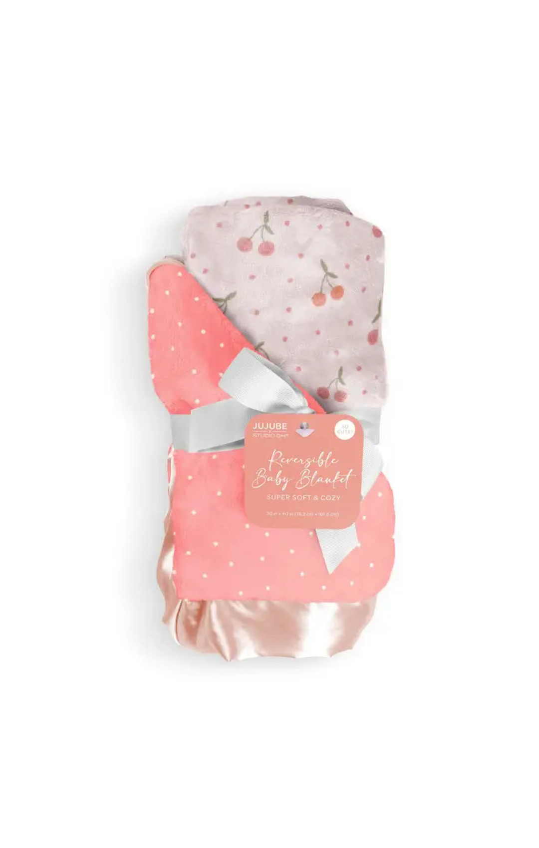 Reversible Baby Blanket Cherry Cute