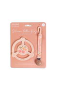 Load image into Gallery viewer, Silicone Teether Ring W/ Clip - Cherry Cute
