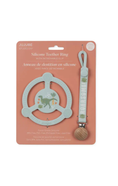 Load image into Gallery viewer, Silicone Teether Ring W/ Clip - Roarsome
