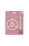 Load image into Gallery viewer, Silicone Teether Ring W/ Clip - Sweet Daisy
