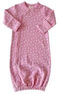 Load image into Gallery viewer, Pink Flower Organic Pointelle Gown
