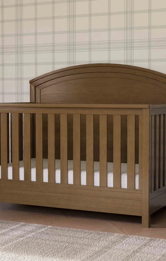 Monogram Walnut Driftwood Hemsted 4-in-1 Convertible Crib