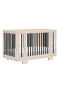 Load image into Gallery viewer, Babyletto Natural/Black Yuzu 8-in-1 Convertible Crib
