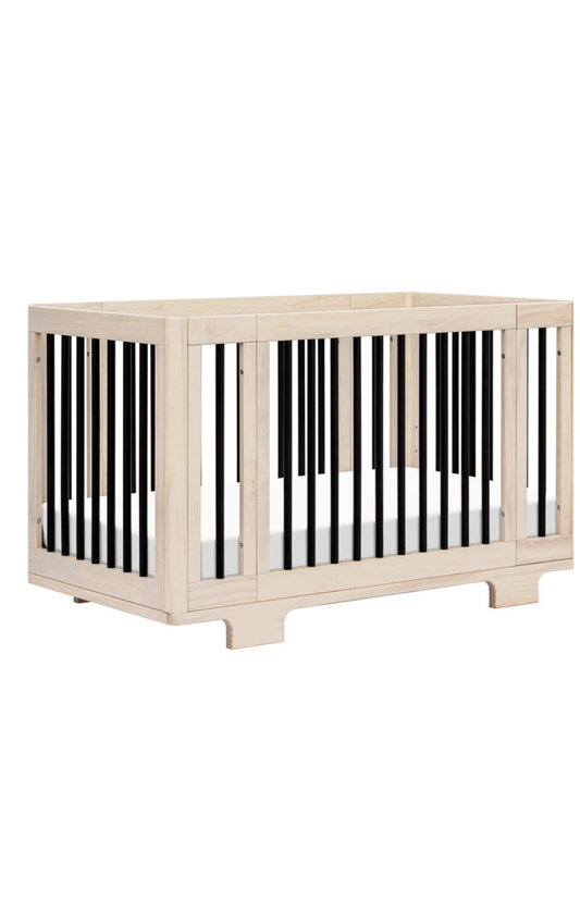 Babyletto Natural/Black Yuzu 8-in-1 Convertible Crib