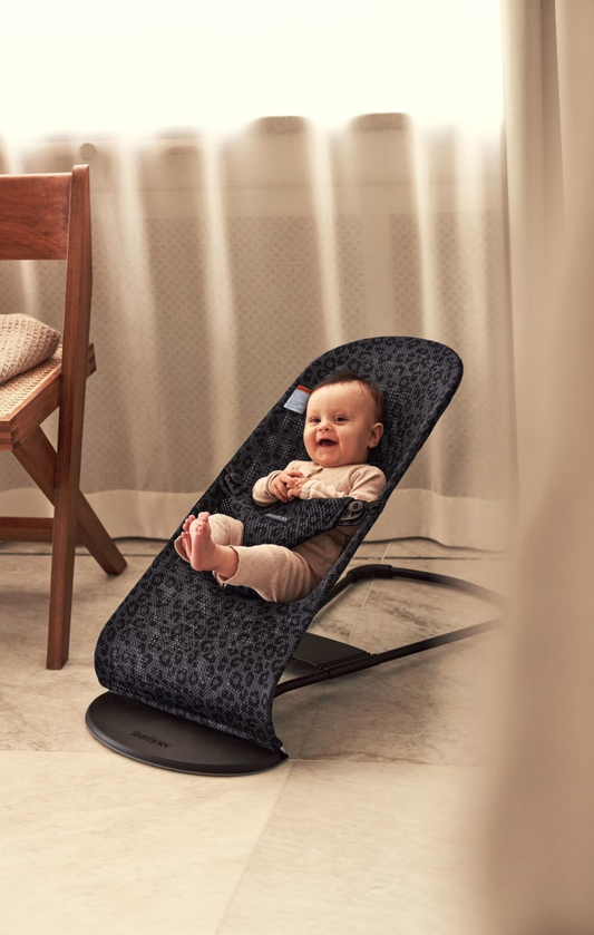 BabyBjorn Bouncer Bliss Anthracite/Leopard