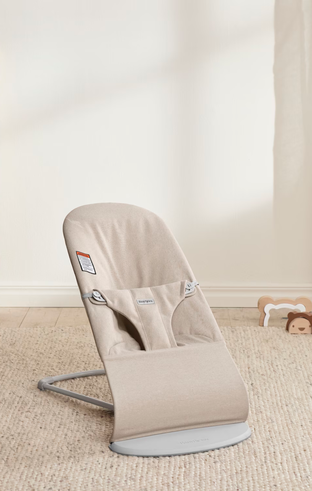 BabyBjorn Bouncer Bliss Light Beige Melange Woven