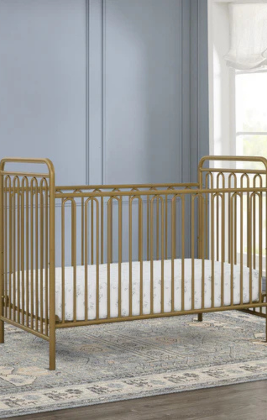 Delta Children Darcy 4-In-1 Convertible Metal Crib