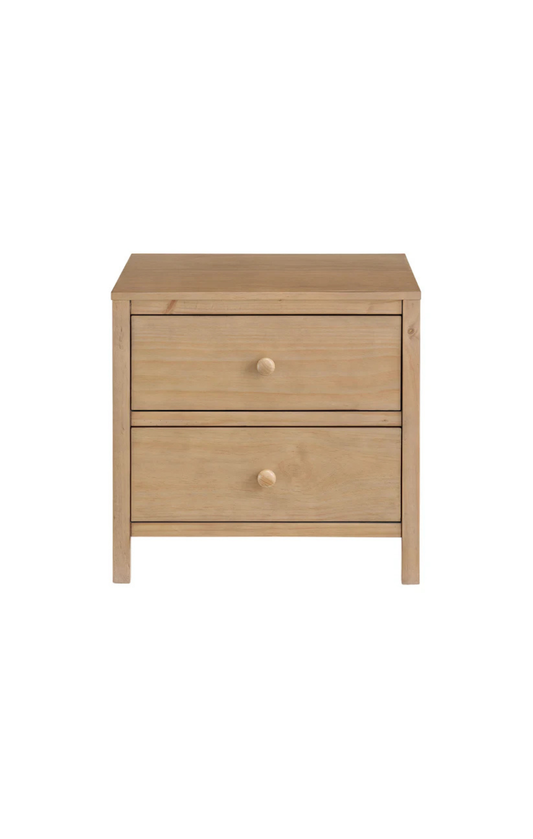 Everlee Honey Wood  Nightstand