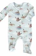 Load image into Gallery viewer, Little Duckling Zipper Footie
