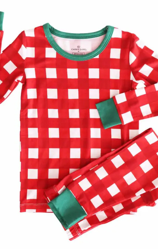 Christmas Bamboo Two Piece Pajama Set