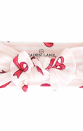 Load image into Gallery viewer, Coquette Christmas Bamboo Waffle Knit Large Bow Headwrap
