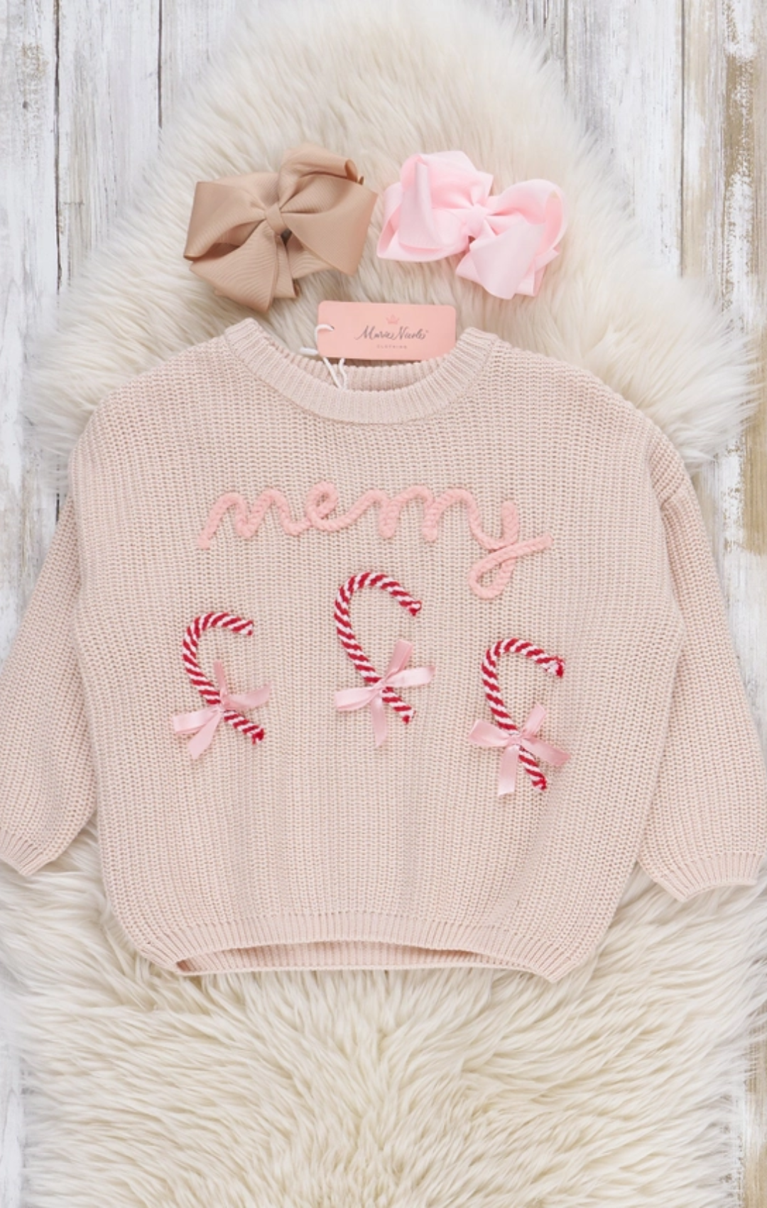 Merry Candy Canes Sweater