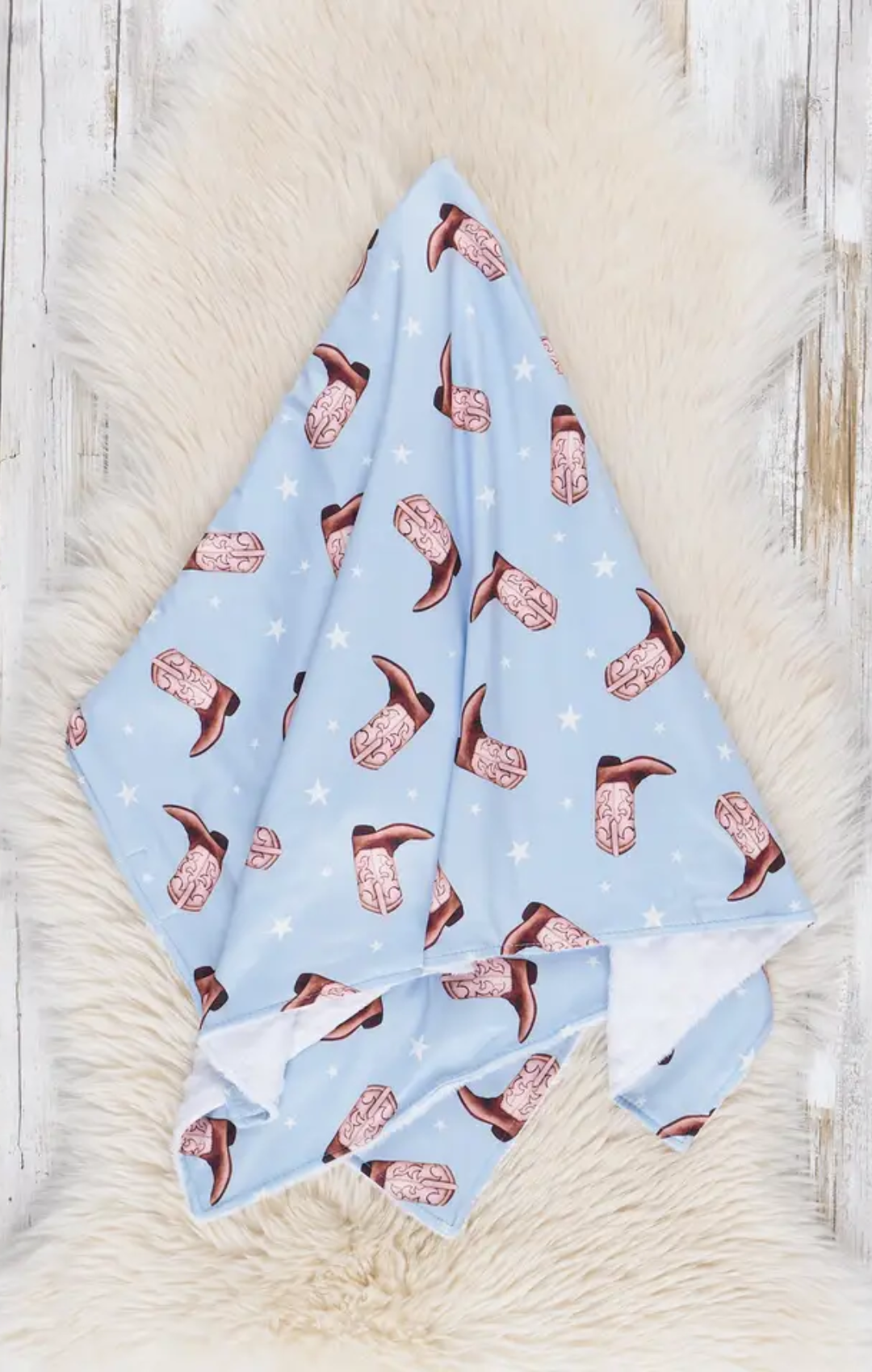 Boot Scoot Minky Blanket