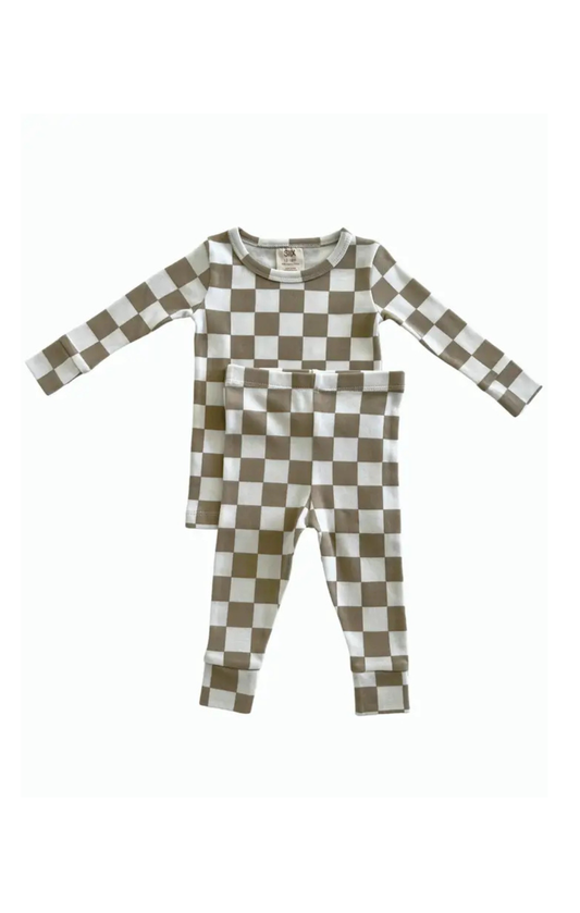 Tiramisu Checkboard 2- Piece Pj's
