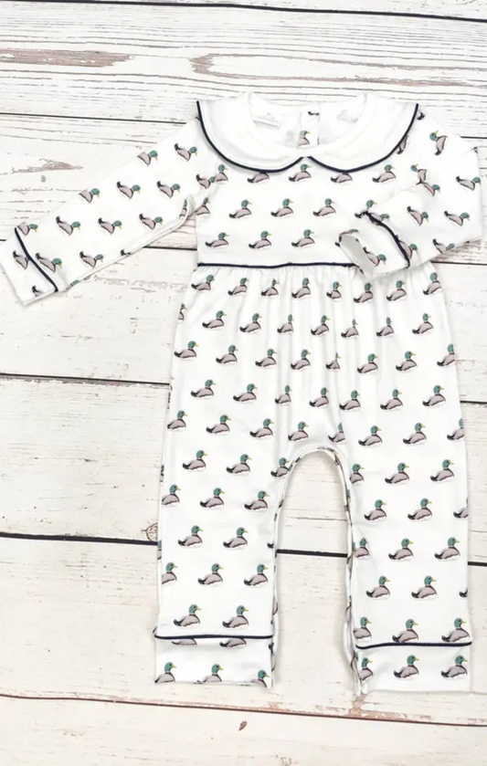 Baby Duck Printed Romper