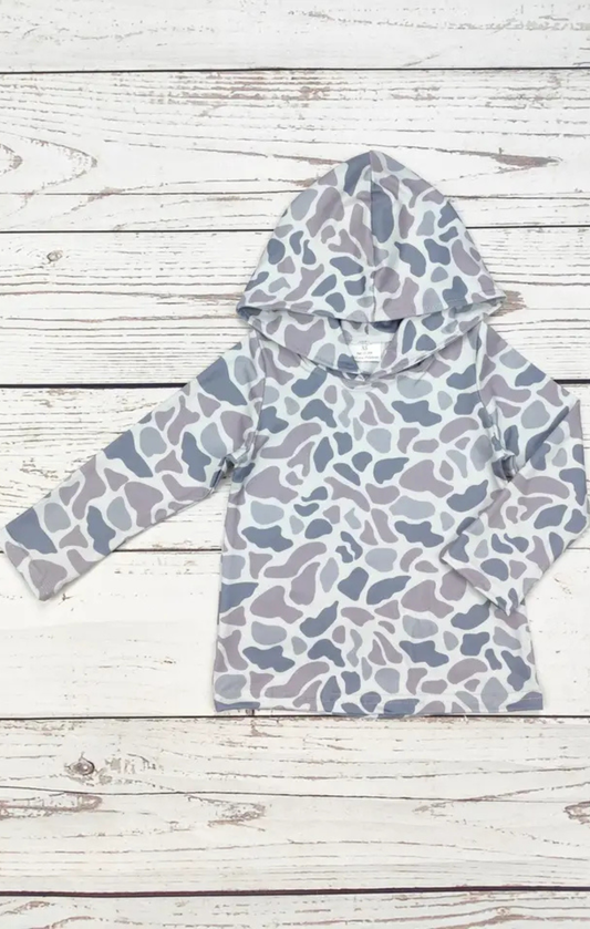 Camouflage Printed Hoodie
