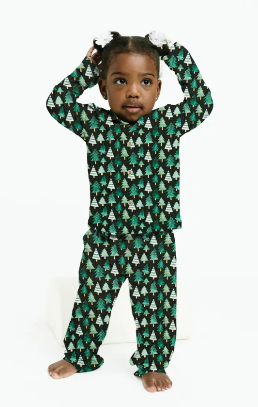 Evergreen Bamboo Button Up Set