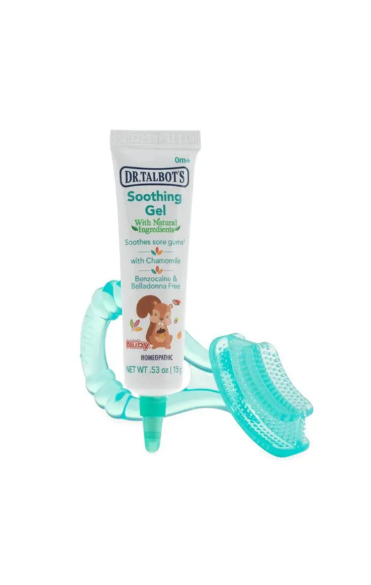 Natural Soothing Gel For Sore Gums with Massaging Toothbrush